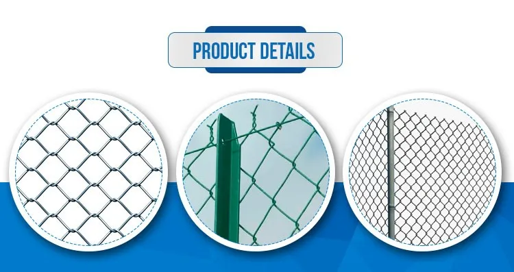 galvanized pvc coated 5foot chain link fence