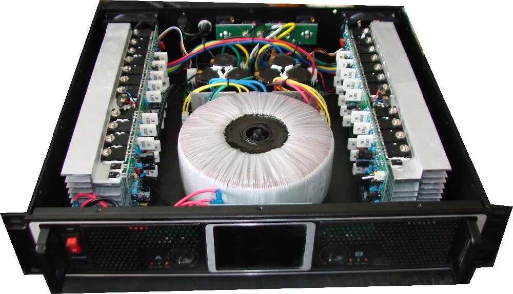 Sound Audio System Class H 2u Smps Professional High Power Amplifier