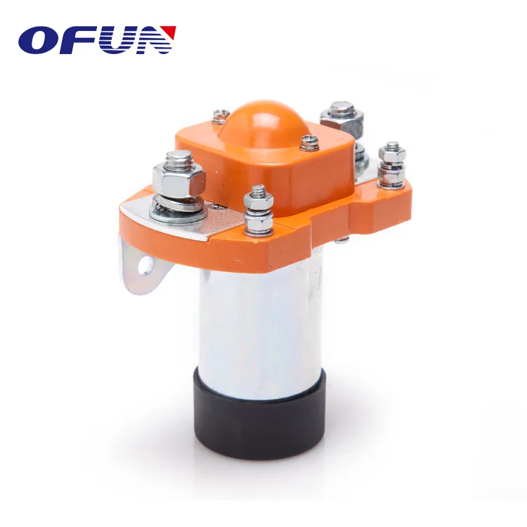 OFUN Waterproof Magnetic Electrical Single Pole 200A Dc Contactor With Ce