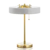 Metal table lamp post modern retro England white reading lamp bedside study desk