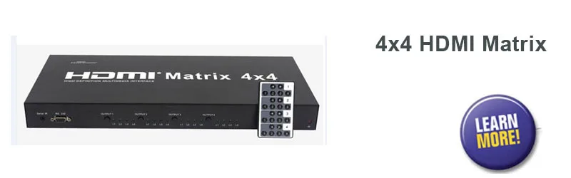 4x4 HDMI matrix-link