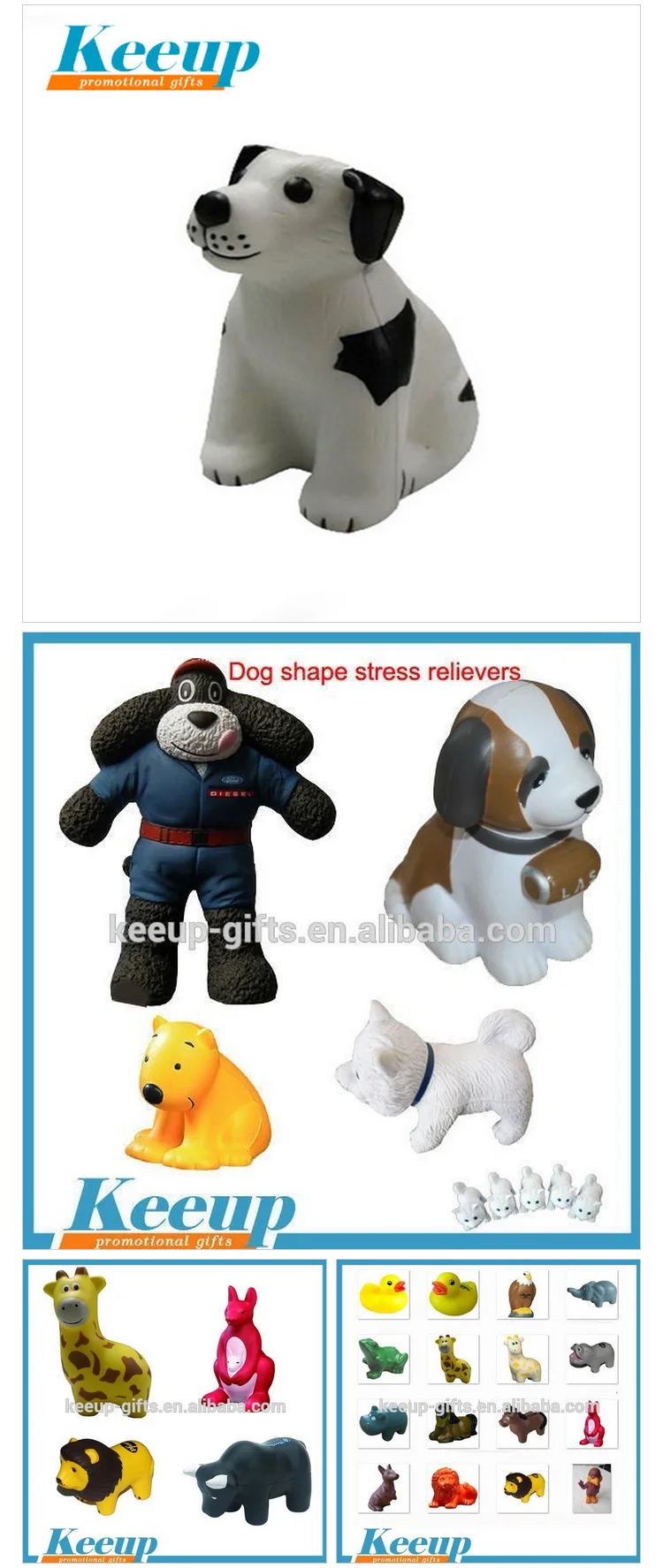 dog shaped stress ball