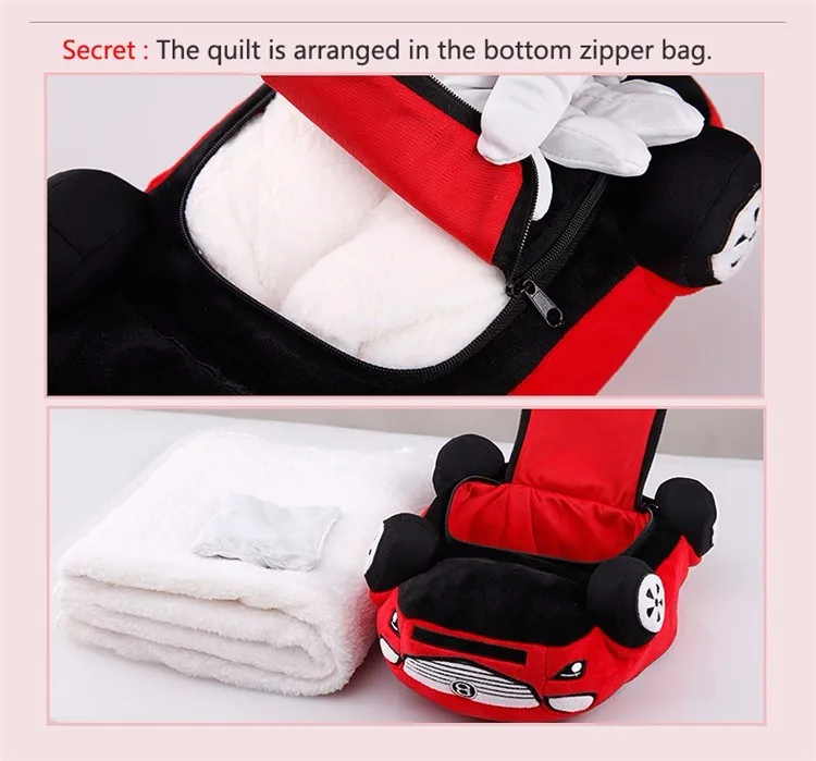 Multifunction Carshaped Pillow Waist Support Cushion Kids Toy With Baby Soft Blanket Buy