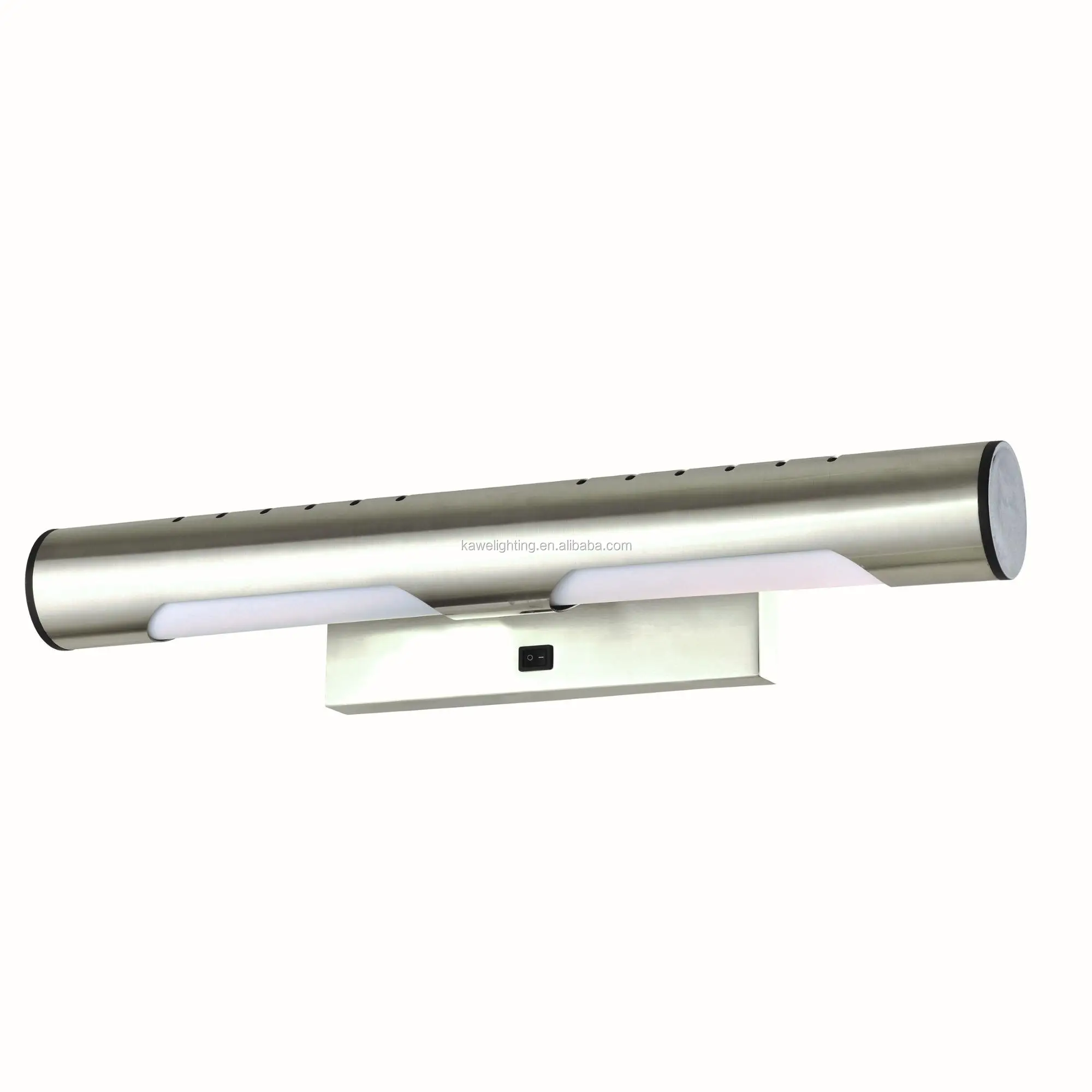 LED good quality new design hotel bed board bedside brushed satin Nickel wall Lamp and light with swtich CUL/ETL Certificate