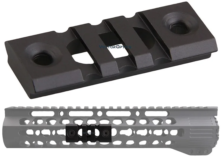 low profile keymod rail section