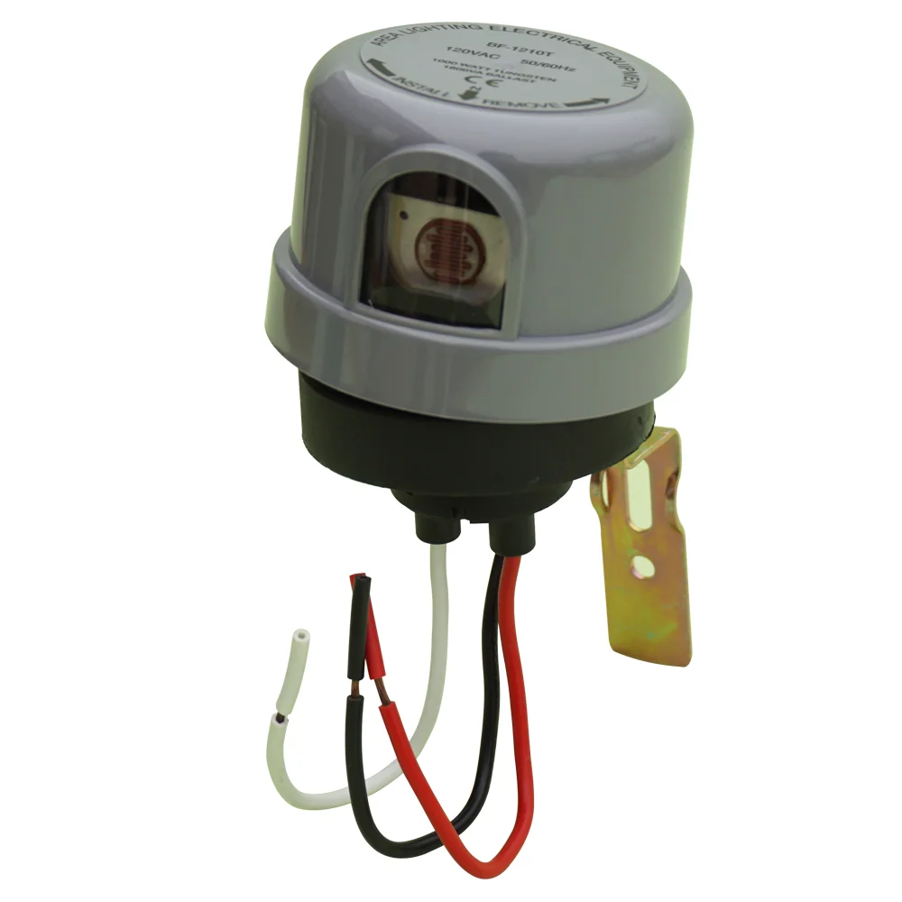 Ul Approval 110v 120v Ac Electronic Type Thermal Type Photocell Swtich