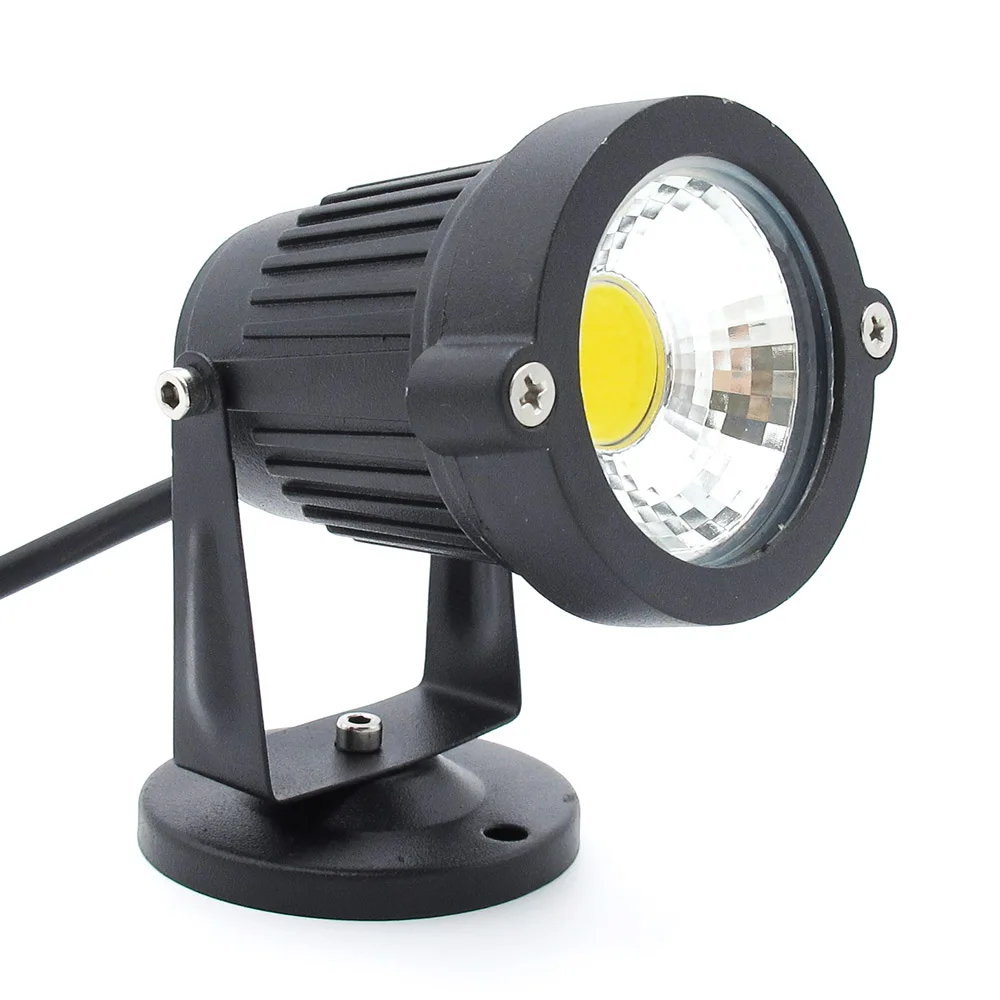 Outdoor IP65 Waterproof 15W LED COB Lawn Light Spike Type DC 12V Garden Lamp Christmas Street Bulb AC 85-265V Spotlight