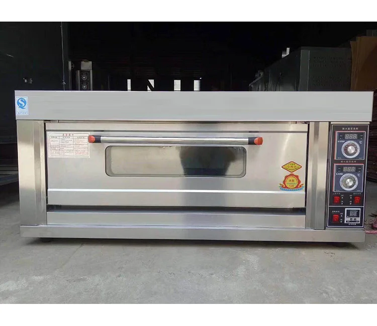 Single Deck 1 Tray Pita Bread Bakery Oven Domestic Natural Gas Heater