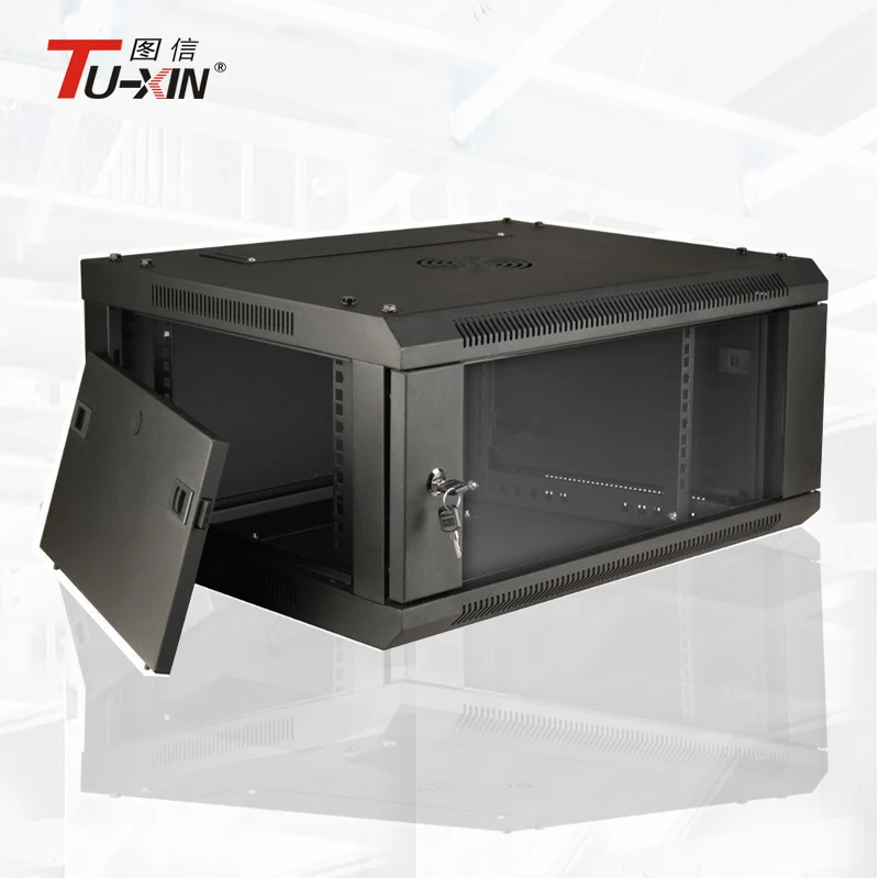 Tuxin rack mount 6u enclosure small network cabinet