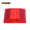 Red strong pressure durable reflective road plastic stud