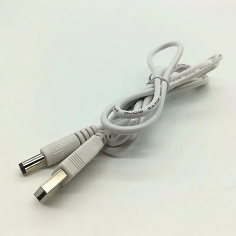 2-Pack USB To 5.5mm Barrel Connector Cable - 5V DC Power Cable For Small Electronics