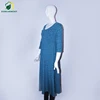 Women Long Sleeve Maxi Dress Bamboo Fiber Clothing