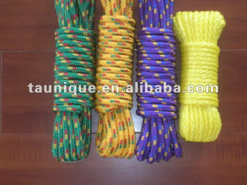 Heavy Duty Braided Rope 1/4" X 50' Glow In The Dark Braided Poly Rope