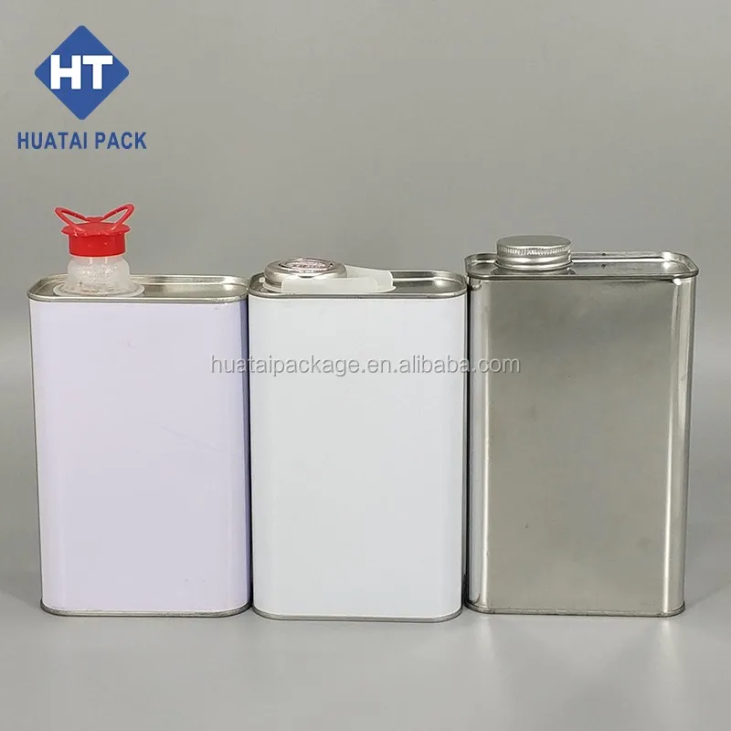 rectangular metal cans