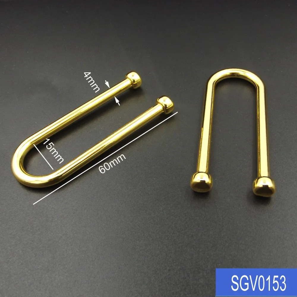 Custom U Shape Swimwear Metal Buckle Trim For Beachwear Accessories