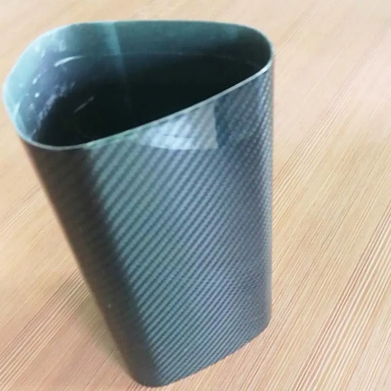 Oem Custom 3k Carbon Fiber Triangle Pipe,Cfrp 95130mm Carbon Fiber