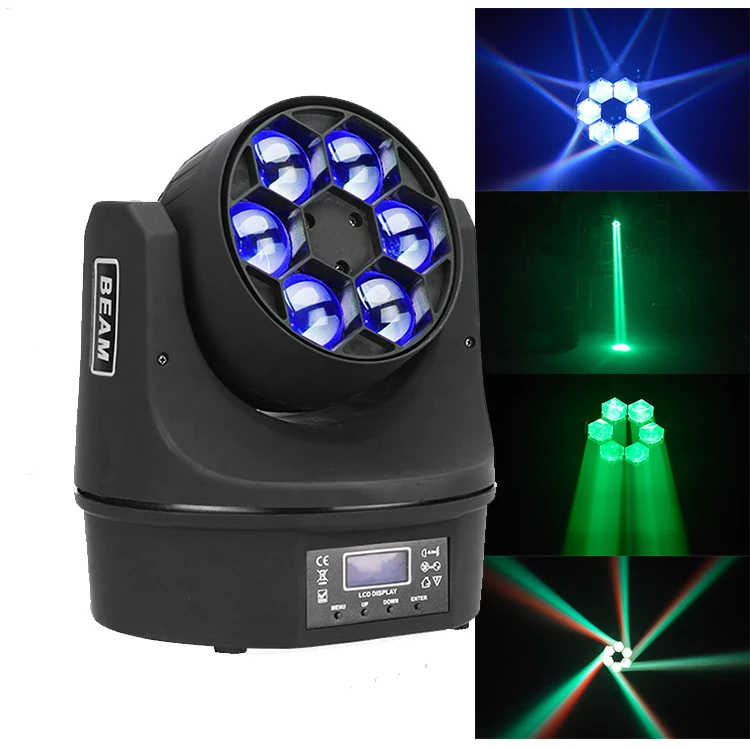 2020 Hot sale dmx512 RGBW 4in1 full color small Led bee eye moving head stage lights