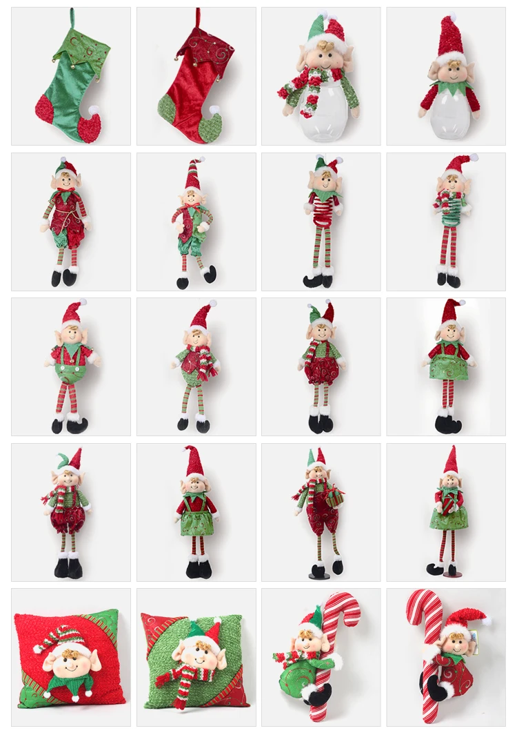 18" Colorful Ornament Hanging Long Legged Fairy Small Plush Baby Dolls