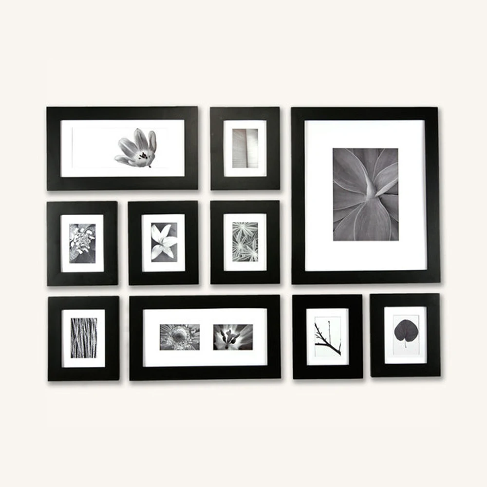 Homesense Small Hanging Wood 11x14 Black Photography Picture Frames ...