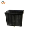 300litres plastic stacking container bins with wheels trolley