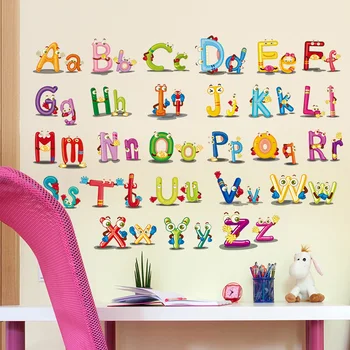 alphabet wall stickers