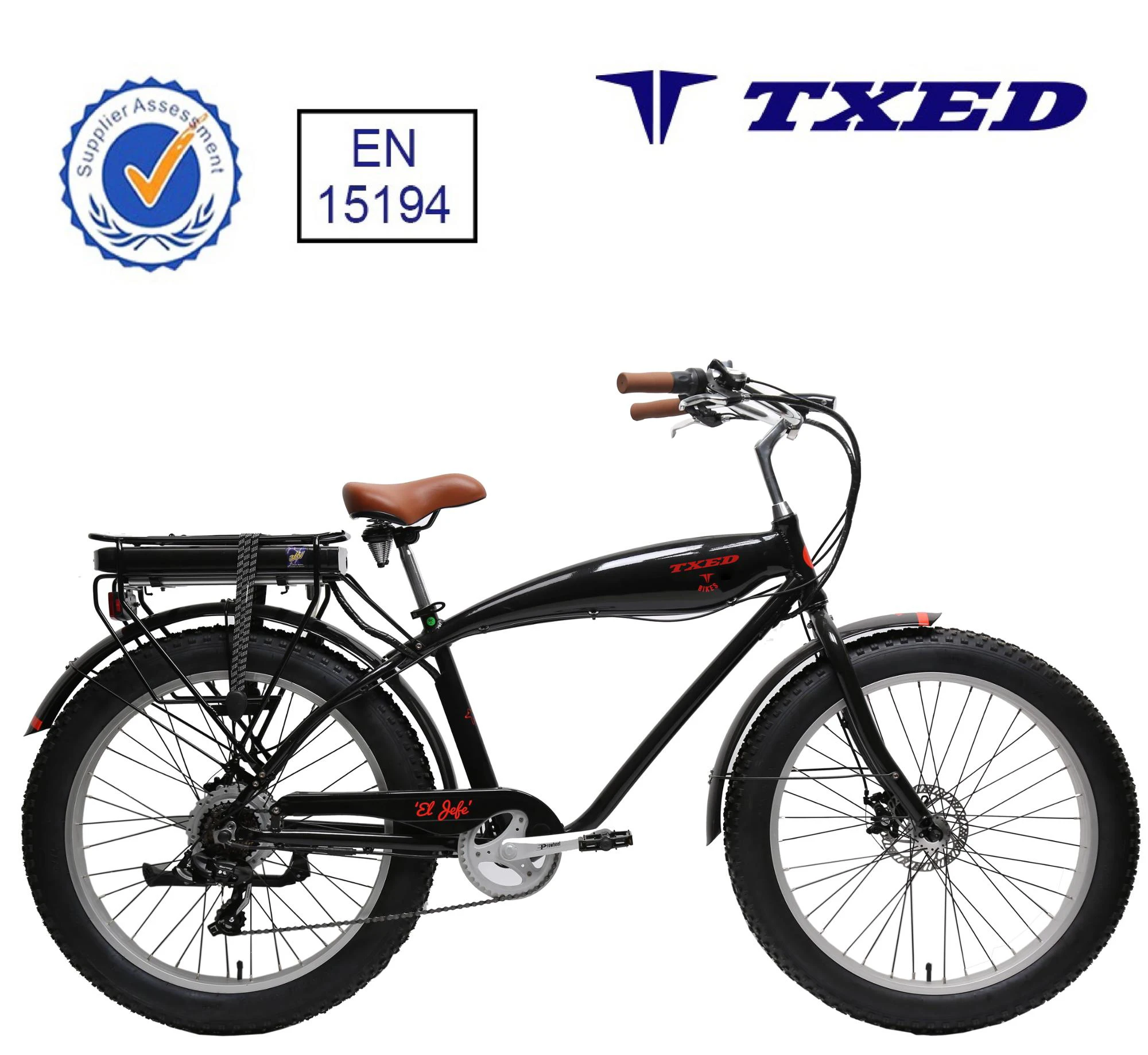 Electric Beach Cruiser Bicycle