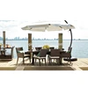 6 seater villa poolside dining armless chair and umbrella table set target outdoor patio furniture