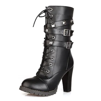 heeled steel toe boots