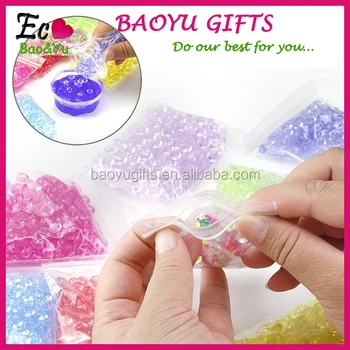 Colorful Plastic Fishbowl Beads For Slime Fish Bowl Slime Beads