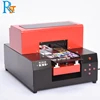 Direct to wood glass leather mobile phone cover flatbed uv printer A4