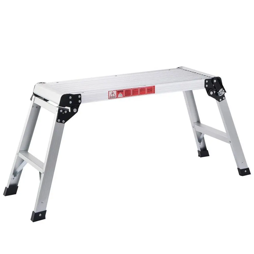 Heavy Duty Platform Ladder Aluminium Foldable Working Bench - Buy Heavy ...