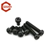 Carbon Steel Full Thread Cross recessed raised cheese head machine screws