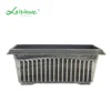 Leizisure Painted Plastic Rectangle Flowerpots Custom Ordinary Garden Vegetables Growing Plant Pot