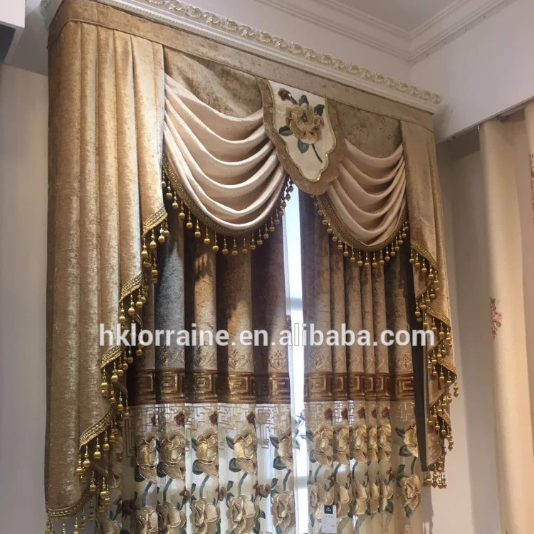 beautiful curtain fabric