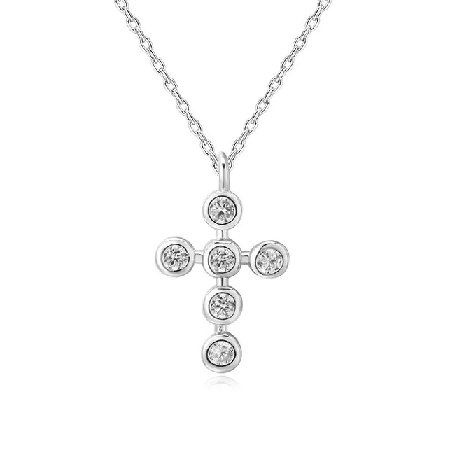 

unique cross necklaces,6 Pieces, White