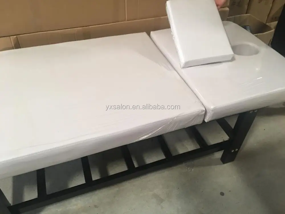 2017 Very Strong Heavy Duty Antique White Solid Wood Massage Beds