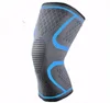 Customized knitted sports knee pads brace protective knee sleeve elastic warming knee support