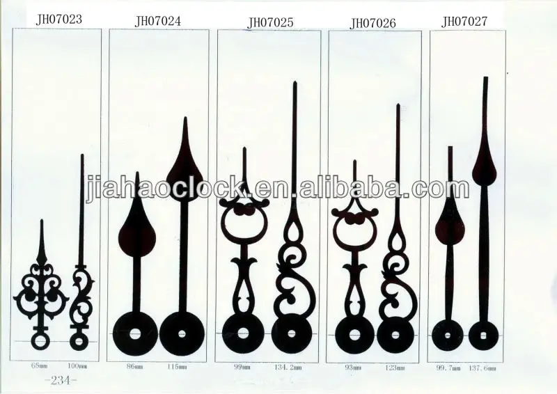 Wholesale Aluminum Wall Clock Hands For Wall Clock Machine Wholesalers