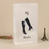 MY boot plastic Shoe display Box