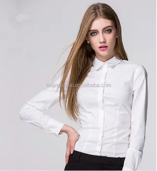 Custom Fashion Las Office Wear Women Formal Shirts Designs White Shirt Product Custom Fashion Las Office Wear Women Formal Shirts Designs White Shirt Product