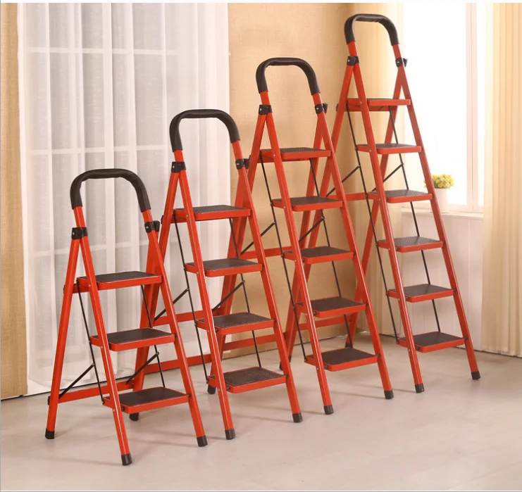 Five Folding Step Ladder Steel Foldable Household Step Ladder Buy