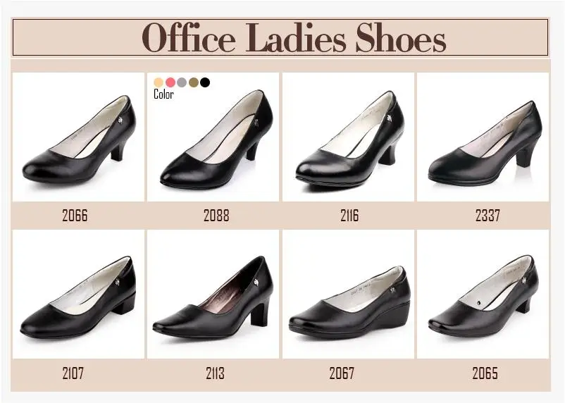 Women Office Wear Shoes Techieblogie Info Low Platform 3 5cm High Heel Las Formal Shoes Black