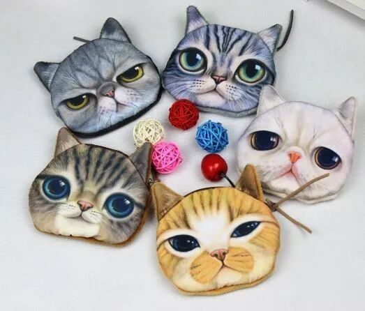 cat face purse