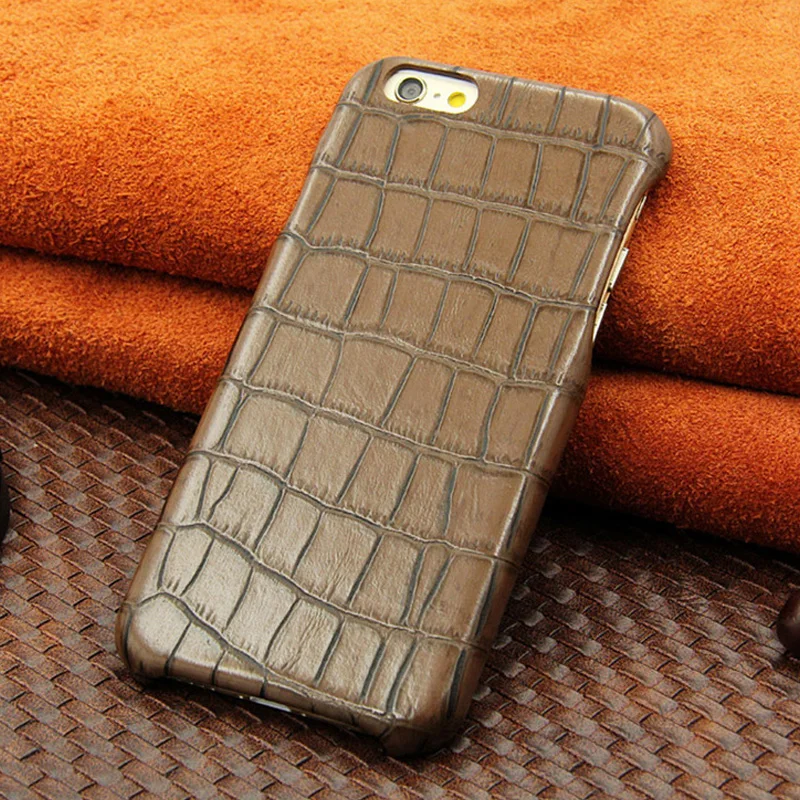 Crocodile pattern PU Leather cover For Iphone 8 /8 plus Cell phone case