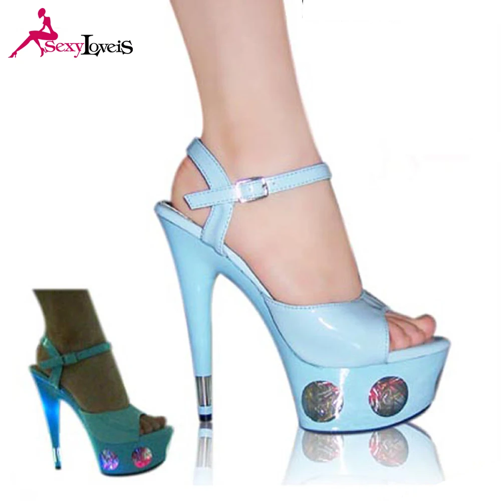 Hot Selling Big Size Brand Name Sandals For Women Clear High Heel