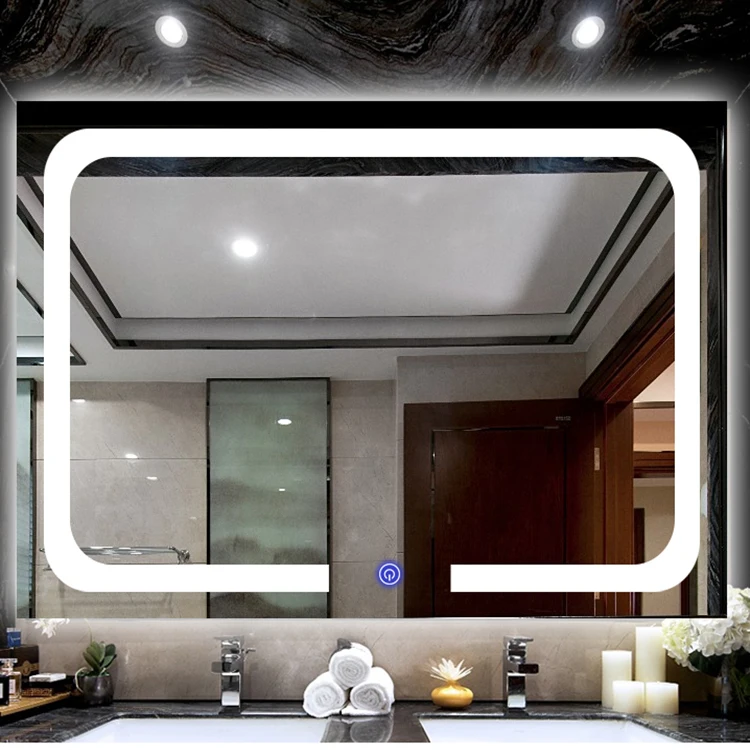 Square mirror led light for bathroom/hotel/bedroom