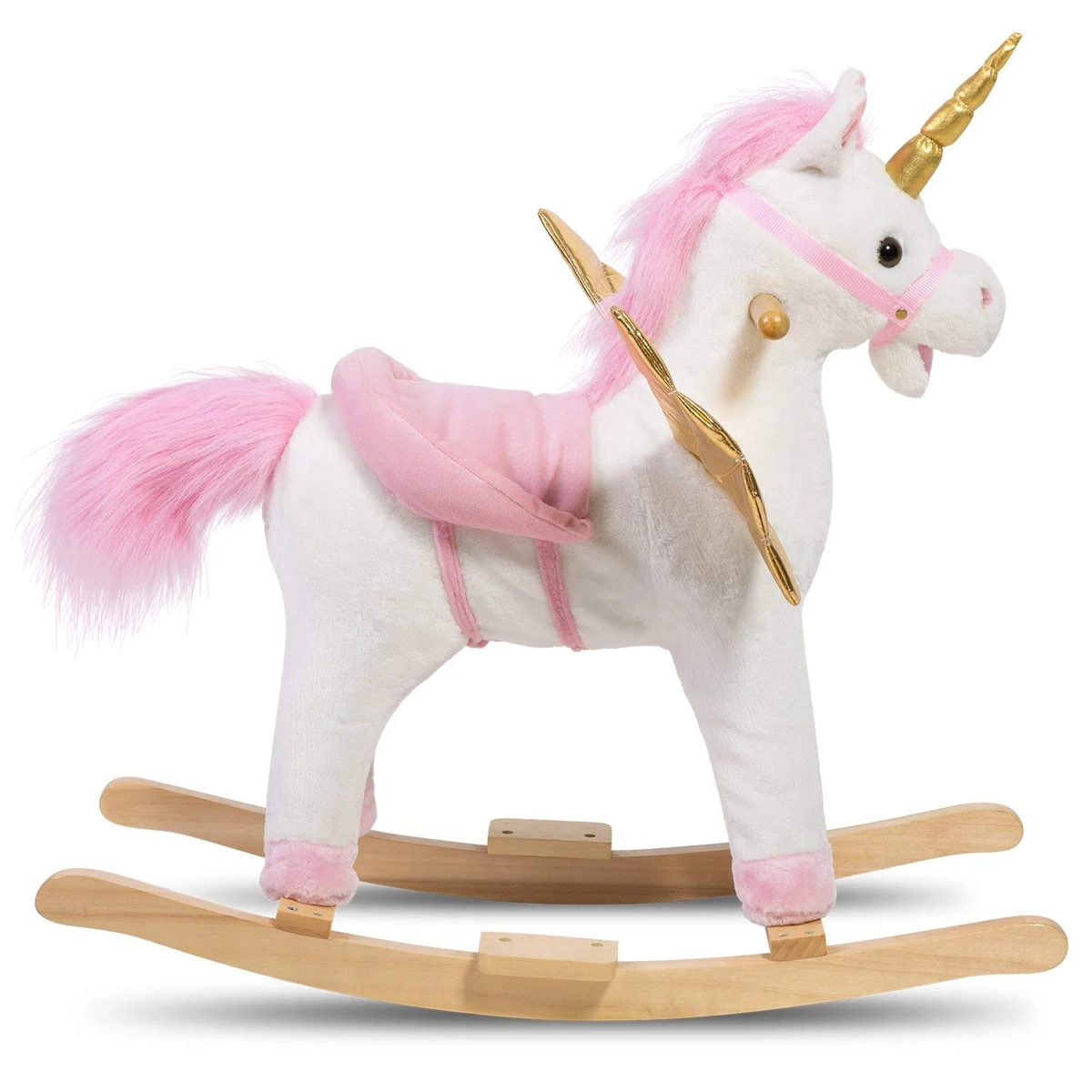 ride on plush unicorn