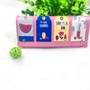 PU wallet with customer's logo printed ,Travel leather wallet