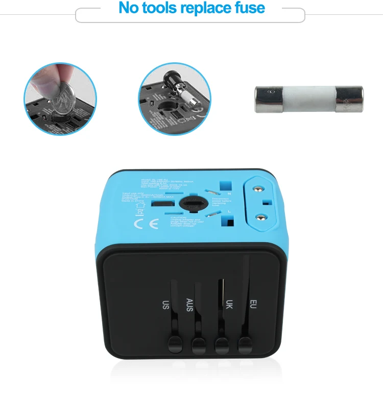 Mobile accessories wholesale promotional gift power supply adapter universal plug adapter for phone accessories