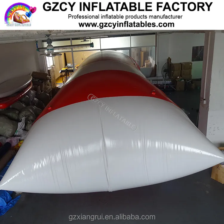 inflatable water launch pad